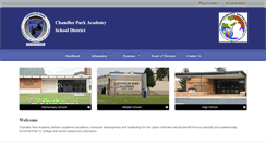 Desktop Screenshot of chandlerparkacademy.net